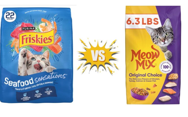 Friskies vs Meow Mix Dry Cat Food