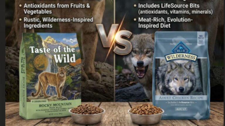 Taste of the Wild vs Blue Wilderness Cat Food
