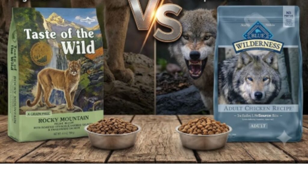 Taste of the Wild vs Blue Wilderness Cat Food