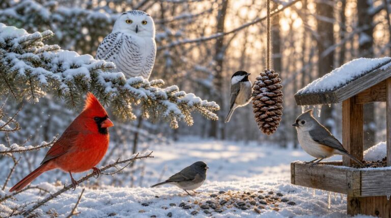 How Do Birds Survive Cold Weather